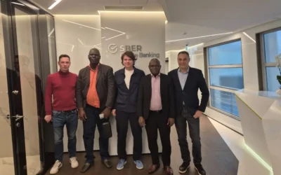 SÉANCE DE TRAVAIL AVEC LA SBER BANK À MOSCOU